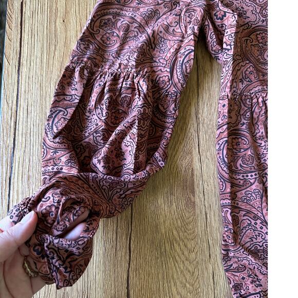 Lucky Brand Paisley Patterned Dress Size XSmall - Picture 5 of 7